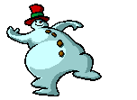 Dancing snowman